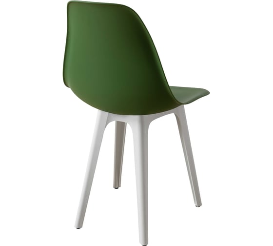 Стул пластиковый DERSTUHL Plast White Eames, темно-зеленый DSL044.116