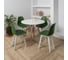 Стул пластиковый DERSTUHL Plast White Eames, темно-зеленый DSL044.116 2