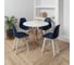 Стул пластиковый DERSTUHL Plast White Eames, темно-синий DSL044.117 2