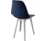 Комплект стульев пластиковых DERSTUHL 4 шт Plast White Eames, темно-синий, DSL044.117.4 6