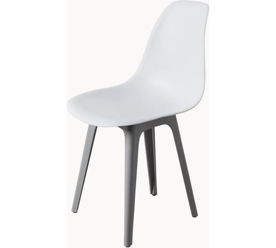 Стул DERSTUHL Plast Grey Eames, белый, комплект 2 шт DSL044.201.2