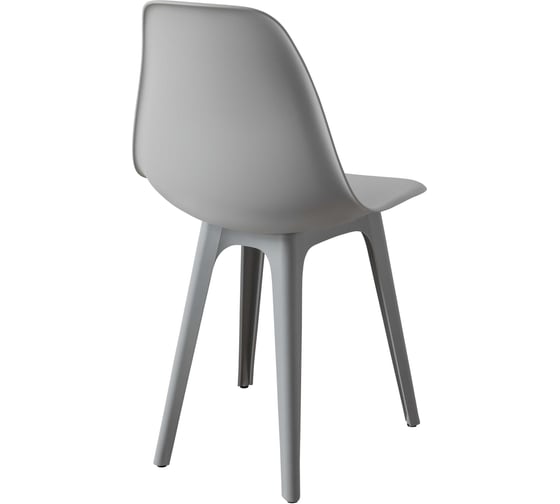 Комплект стульев пластиковых DERSTUHL 4 шт Plast Grey Eames, светло-серый, DSL044.202.4