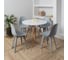 Комплект стульев пластиковых DERSTUHL 4 шт Plast Grey Eames, светло-серый, DSL044.202.4 8