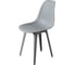 Комплект стульев пластиковых DERSTUHL 4 шт Plast Grey Eames, светло-серый, DSL044.202.4 2