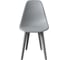 Комплект стульев пластиковых DERSTUHL 4 шт Plast Grey Eames, светло-серый, DSL044.202.4 4