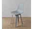 Комплект стульев пластиковых DERSTUHL 4 шт Plast Grey Eames, светло-серый, DSL044.202.4 9