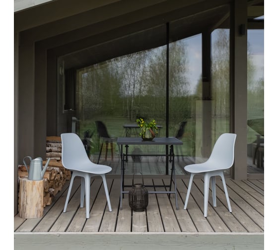 Стул DERSTUHL Plast Grey Eames, светло-серый, комплект 2 шт DSL044.202.2 1