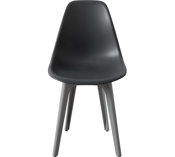 Стул пластиковый DERSTUHL Plast Grey Eames, темно-серый DSL044.203