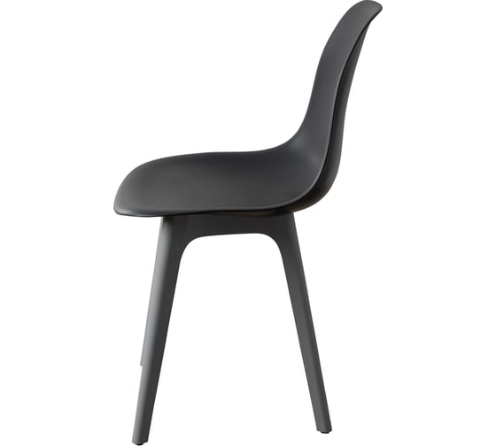 Стул пластиковый DERSTUHL Plast Grey Eames, темно-серый DSL044.203