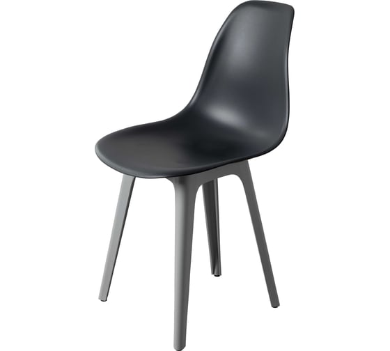 Стул DERSTUHL Plast Grey Eames, темно-серый, комплект 2 шт DSL044.203.2