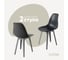 Комплект стульев пластиковых DERSTUHL 2 шт Plast Grey Eames, темно-серый, DSL044.203.2 1
