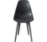 Комплект стульев пластиковых DERSTUHL 4 шт Plast Grey Eames, темно-серый, DSL044.203.4 4