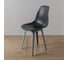 Комплект стульев пластиковых DERSTUHL 4 шт Plast Grey Eames, темно-серый, DSL044.203.4 7
