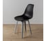 Стул пластиковый DERSTUHL Plast Grey Eames, черный DSL044.210 7