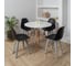 Комплект стульев пластиковых DERSTUHL 4 шт Plast Grey Eames, черный, DSL044.210.4 2
