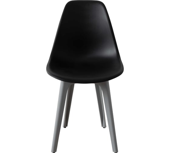 Комплект стульев пластиковых DERSTUHL 2 шт Plast Grey Eames, черный, DSL044.210.2