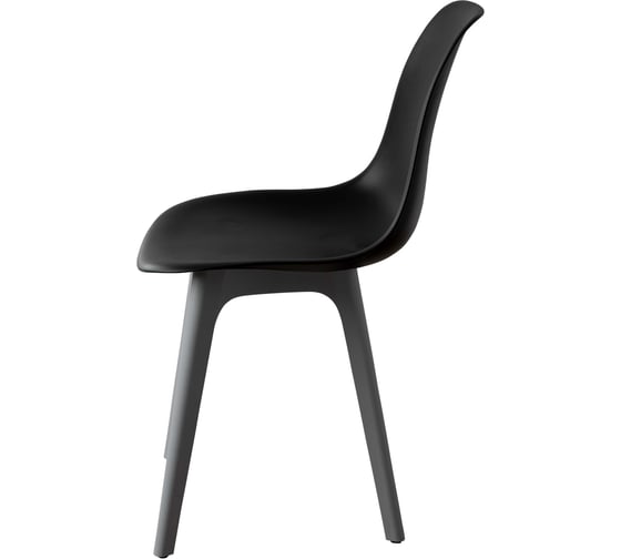 Комплект стульев пластиковых DERSTUHL 2 шт Plast Grey Eames, черный, DSL044.210.2