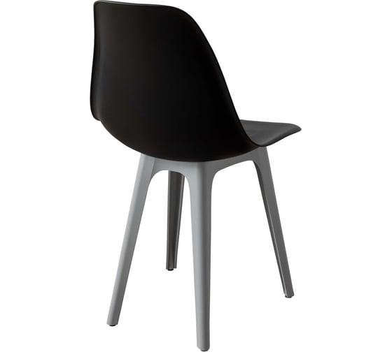 Комплект стульев пластиковых DERSTUHL 2 шт Plast Grey Eames, черный, DSL044.210.2