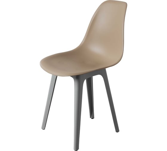 Стул пластиковый DERSTUHL Plast Grey Eames, темно-бежевый DSL044.213 1