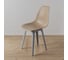 Стул пластиковый DERSTUHL Plast Grey Eames, темно-бежевый DSL044.213 7