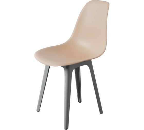 Стул DERSTUHL Plast Grey Eames, теплый бежевый, комплект 2 шт DSL044.214.2 1