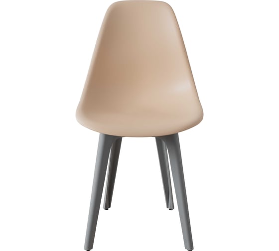 Стул пластиковый DERSTUHL Plast Grey Eames, теплый бежевый DSL044.214
