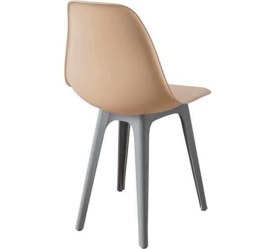 Стул пластиковый DERSTUHL Plast Grey Eames, теплый бежевый DSL044.214