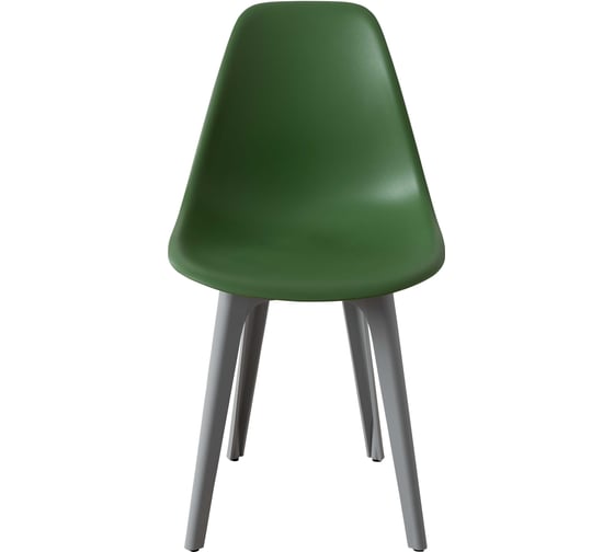 Стул пластиковый DERSTUHL Plast Grey Eames, темно-зеленый DSL044.216