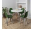 Комплект стульев пластиковых DERSTUHL 4 шт Plast Grey Eames, темно-зеленый, DSL044.216.4 2