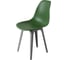 Комплект стульев пластиковых DERSTUHL 4 шт Plast Grey Eames, темно-зеленый, DSL044.216.4 3