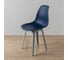 Стул пластиковый DERSTUHL Plast Grey Eames, темно-синий DSL044.217 7