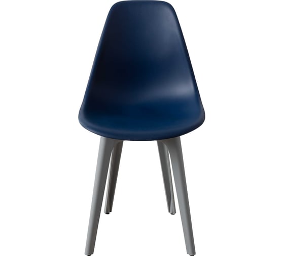 Комплект стульев пластиковых DERSTUHL 2 шт Plast Grey Eames, темно-синий, DSL044.217.2