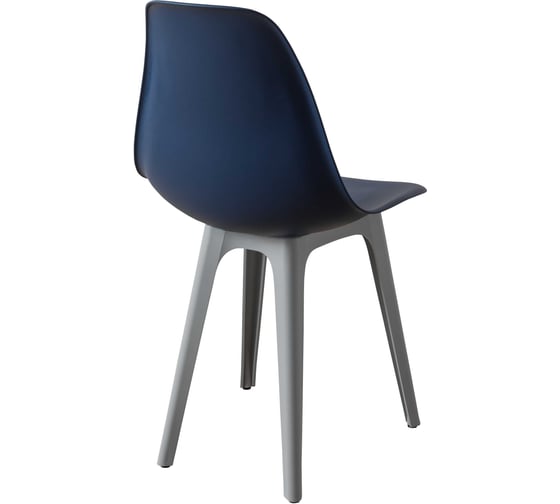 Комплект стульев пластиковых DERSTUHL 2 шт Plast Grey Eames, темно-синий, DSL044.217.2