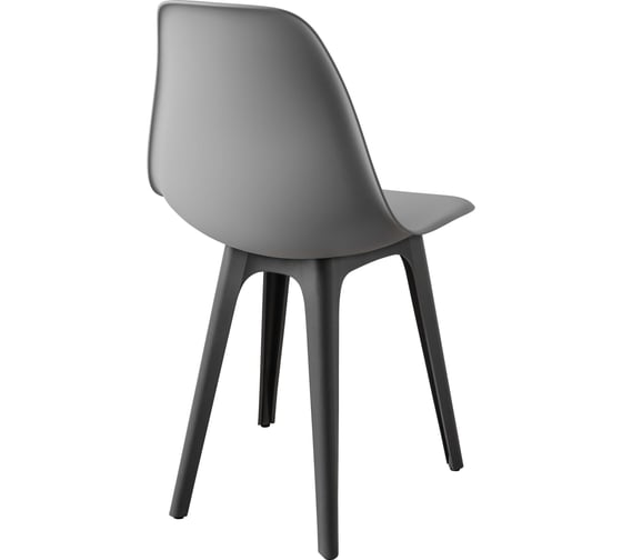 Комплект стульев пластиковых DERSTUHL 4 шт Plast Dark Grey Eames, светло-серый, DSL044.302.4
