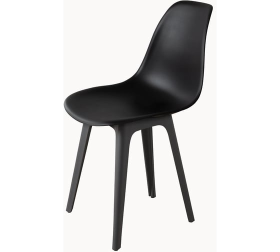Стул DERSTUHL Plast Dark Grey Eames, черный DSL044.310 1