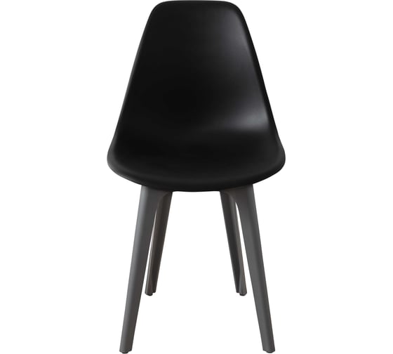 Стул пластиковый DERSTUHL Plast Dark Grey Eames, черный DSL044.310