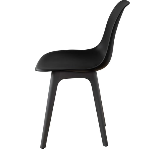Стул пластиковый DERSTUHL Plast Dark Grey Eames, черный DSL044.310