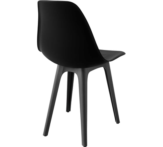 Стул пластиковый DERSTUHL Plast Dark Grey Eames, черный DSL044.310