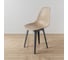 Комплект стульев пластиковых DERSTUHL 2 шт Plast Dark Grey Eames, темно-бежевый, DSL044.313.2 7