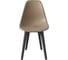 Комплект стульев пластиковых DERSTUHL 4 шт Plast Dark Grey Eames, темно-бежевый, DSL044.313.4 4