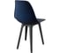 Комплект стульев пластиковых DERSTUHL 4 шт Plast Dark Grey Eames, темно-синий, DSL044.317.4 6