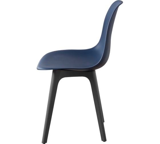Стул пластиковый DERSTUHL Plast Dark Grey Eames, темно-синий DSL044.317