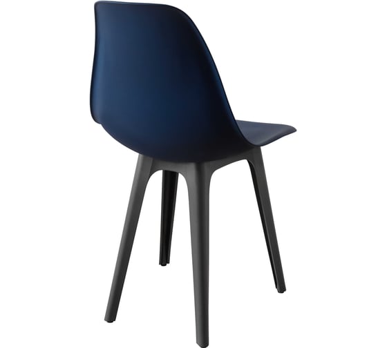 Стул пластиковый DERSTUHL Plast Dark Grey Eames, темно-синий DSL044.317