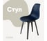 Стул пластиковый DERSTUHL Plast Dark Grey Eames, темно-синий DSL044.317 1
