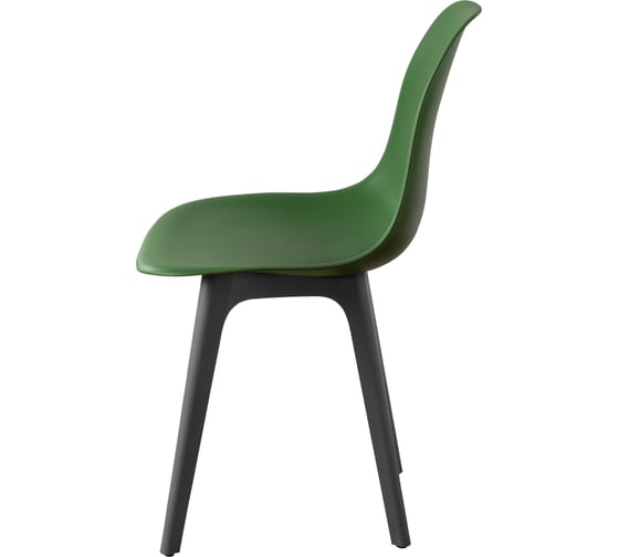 Комплект стульев пластиковых DERSTUHL 2 шт Plast Dark Grey Eames, темно-зеленый, DSL044.316.2