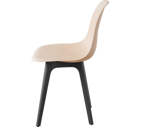 Комплект стульев пластиковых DERSTUHL 2 шт Plast Dark Grey Eames, теплый бежевый, DSL044.314.2