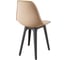 Комплект стульев пластиковых DERSTUHL 4 шт Plast Dark Grey Eames, теплый бежевый, DSL044.314.4 6