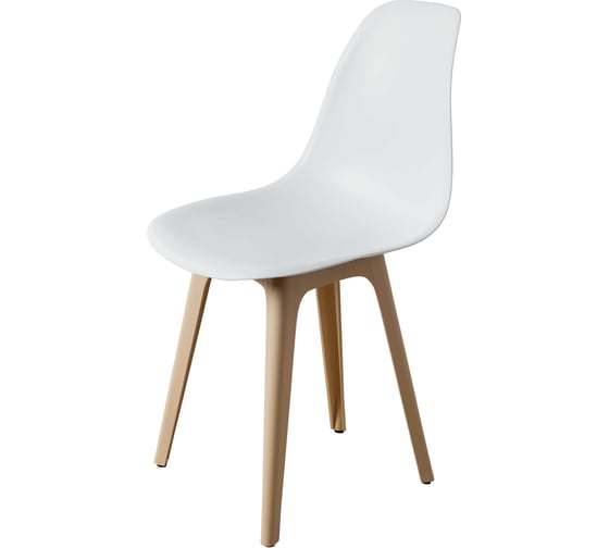Стул пластиковый DERSTUHL Plast Beige Eames, белый DSL044.401