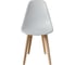 Комплект стульев пластиковых DERSTUHL 4 шт Plast Beige Eames, белый, DSL044.401.4 4