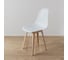 Комплект стульев пластиковых DERSTUHL 4 шт Plast Beige Eames, белый, DSL044.401.4 7